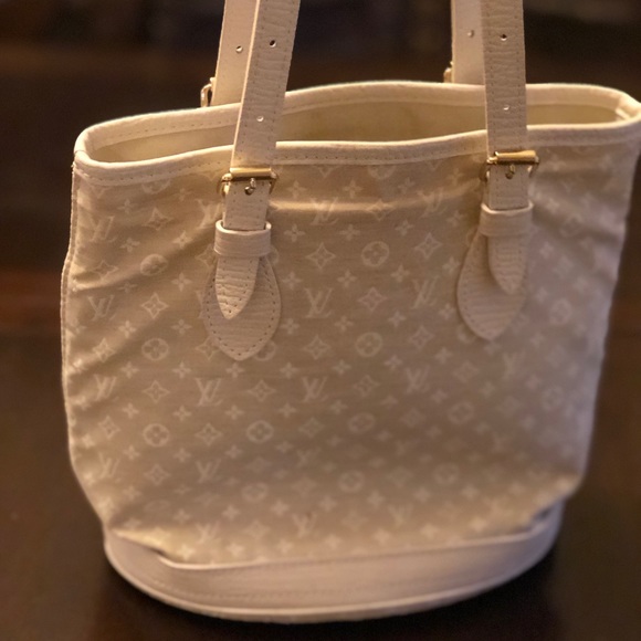 Louis Vuitton Monogram Lin Mini Bucket - Picture 5 of 6
